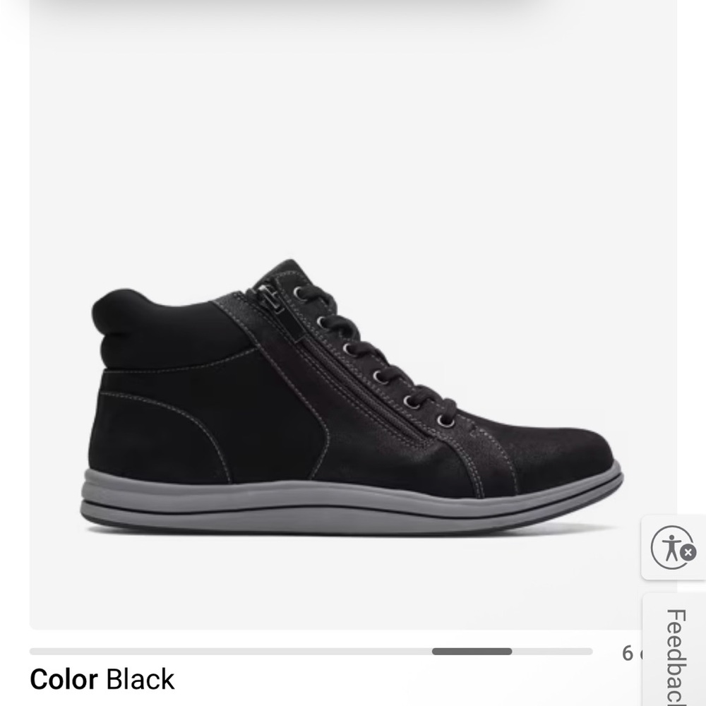 Clarks Black Sneakers for Stylish Comfort